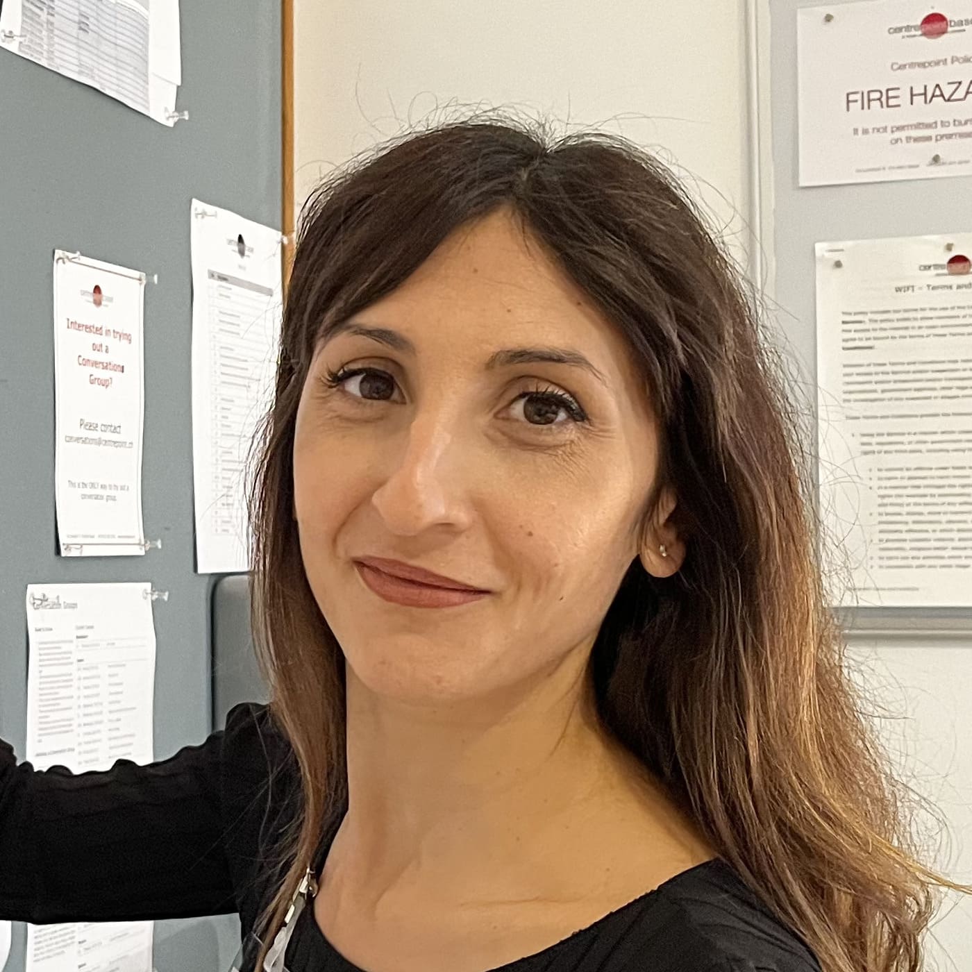 Francesa, a Centrepoint volunteer from Italy