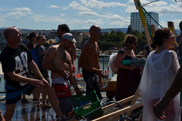 Basel water fight